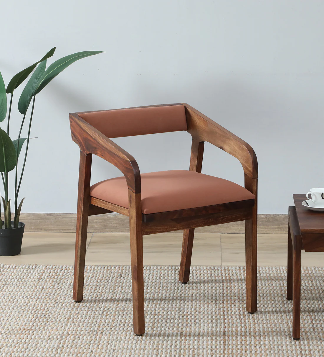 Carden Sheesham Wood Arm Chair